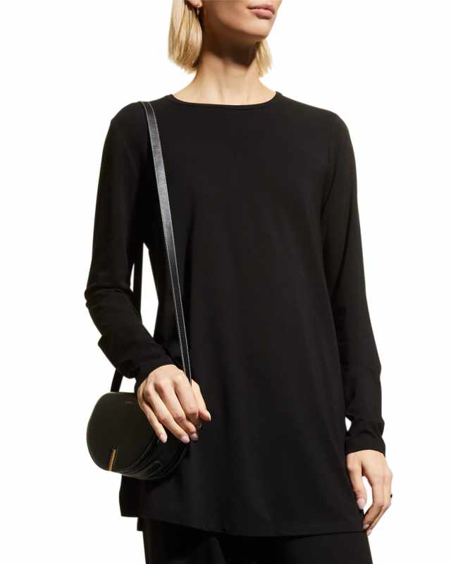Petite Side-Slit Jersey Tunic